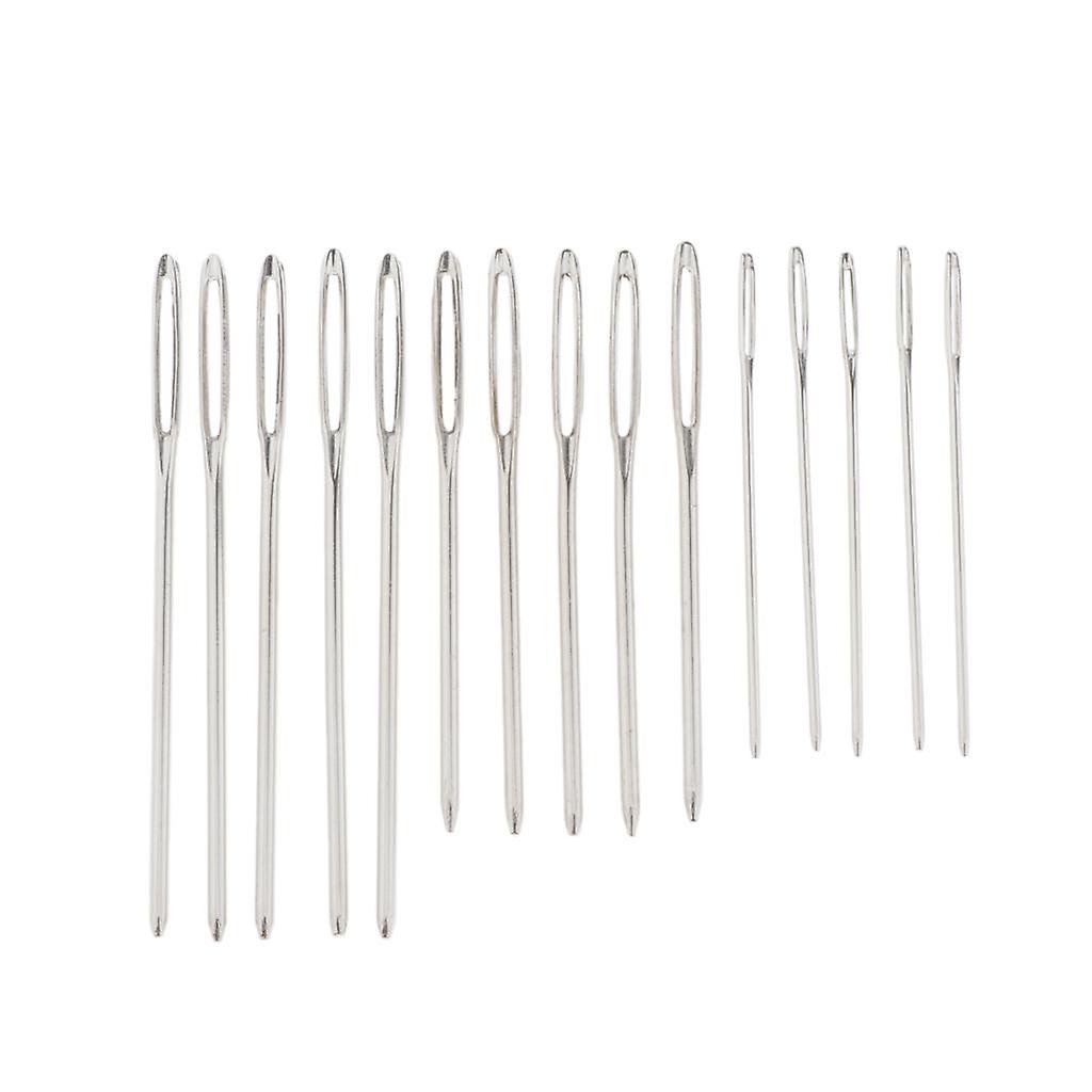 Hand sewing needle knitting Darning Threading Supply 6pcs curved needle
