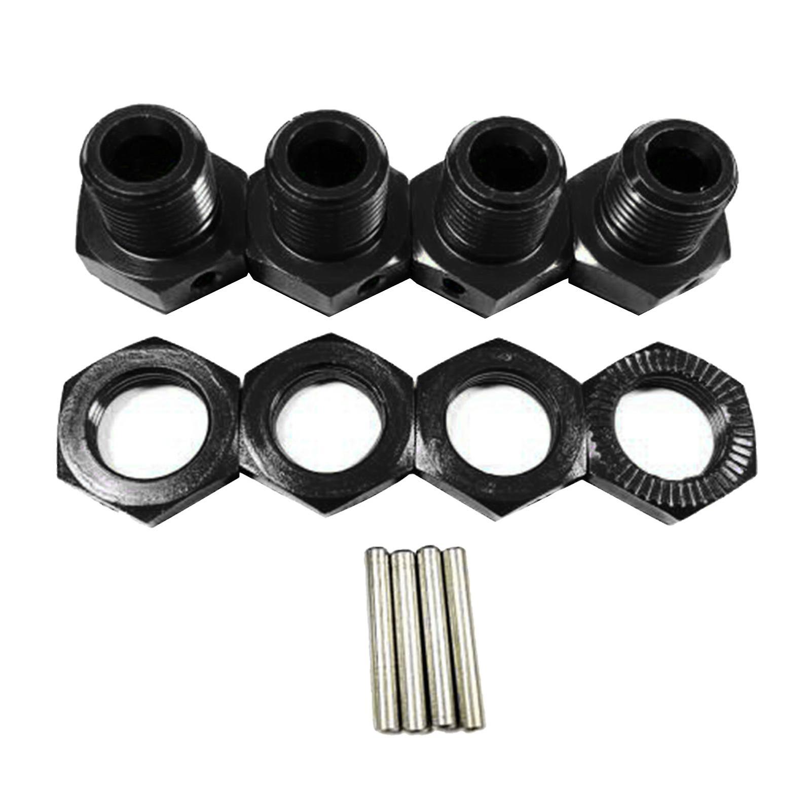 17mm Hex Wheel Hubs Adapter 1/8 Crawler Assembly Upgrade for Arrma Talion Black