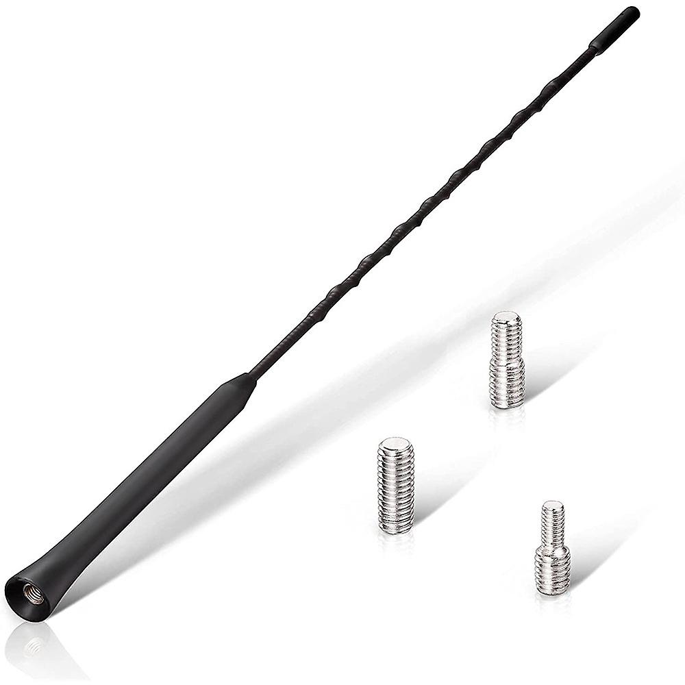 40cm Universal Replacement Car Antenna with Powerful FM/AM Reception Black