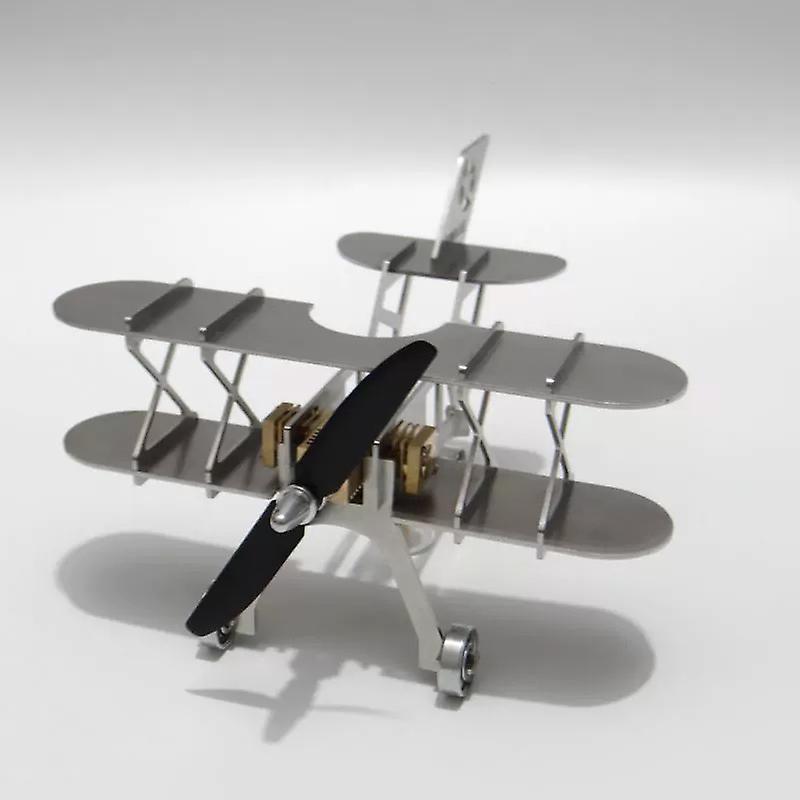 Stirling Engine Model Aircraft Type External Combustion Single Cylinder Metal Steam Engine Engine Toy Boy Toy Experiment Science