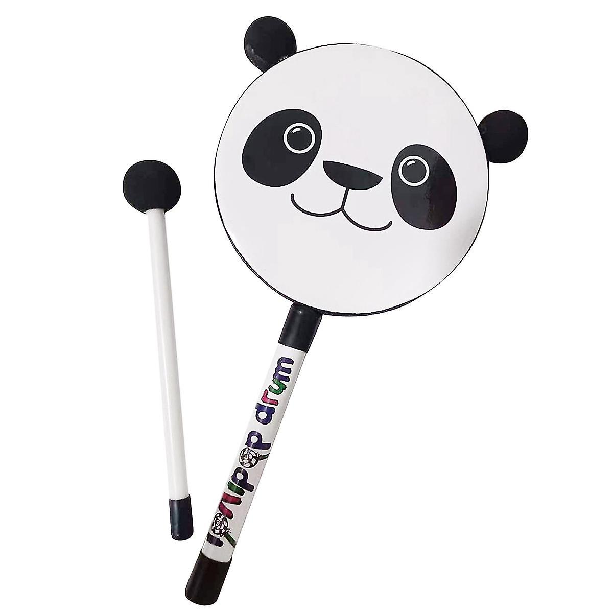 Orff Instruments Cartoon Cute Lollipop Drums 6 Inch Dance Props Percussion Instruments Hand Drum Pr