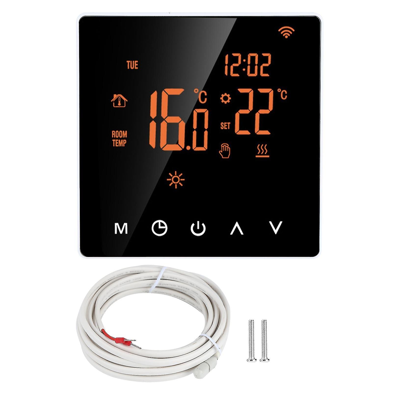 Wifi Smart Thermostat 16a Large Screen Lcd Display Intelligent Thermostat 230v