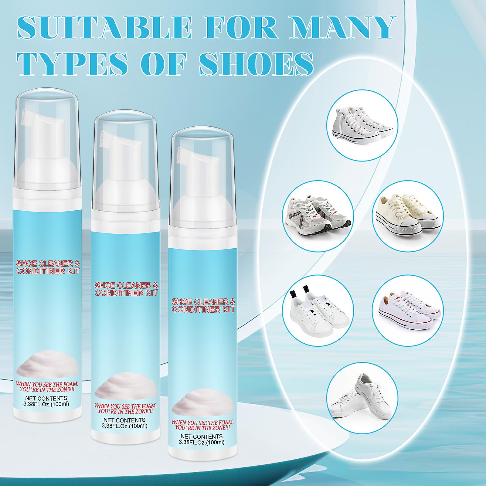 Shoe Cleaning Repair Whitener Set Free-water Stain-removing Detergents