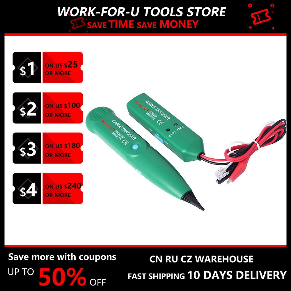 Ms6812 Cable Tracker Tester Professional Line Lan Detector Telephone Wire Tracer For Utp Stp Cat5 Cat6 Line Finder