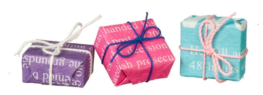 ドールズハウスラッピングギフトクリスマスバースデープレゼントボックス1:12ショップアクセサリー