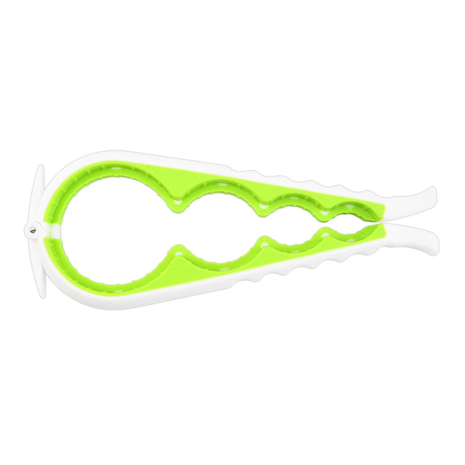 ZHOUBA Bottle Opener Ergonomic Handle 4-in-1 Handheld Manual Corkscrew Jar Lid Opener Daily Use