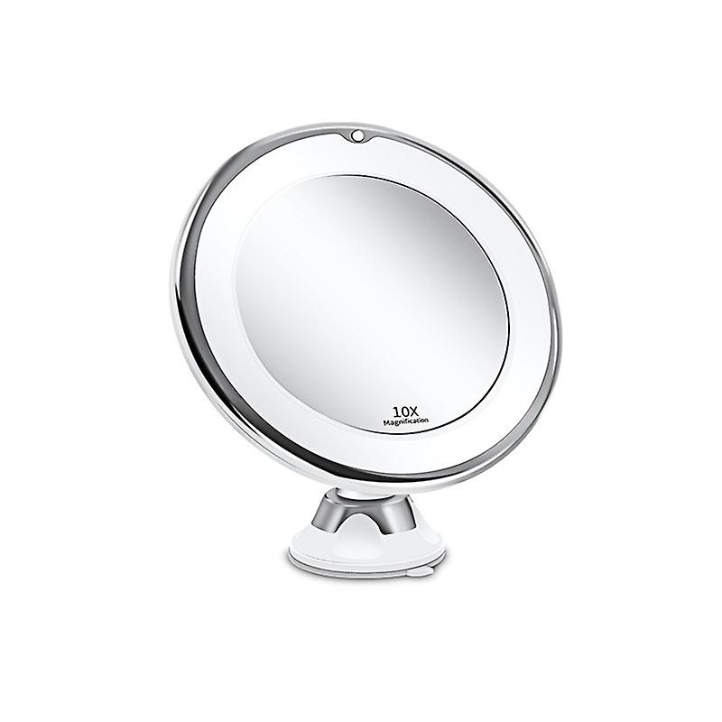 12cm Suction Cup Makeup Mirror with LED Fill Light