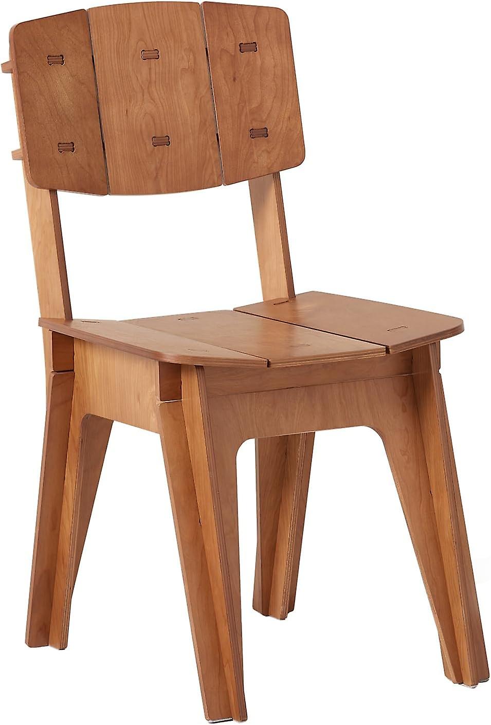 Køkkenstol Spisestol Kontorstol Skrivebordsstol i Mortise and Tenon-struktur, SoBuy HFST01-BR