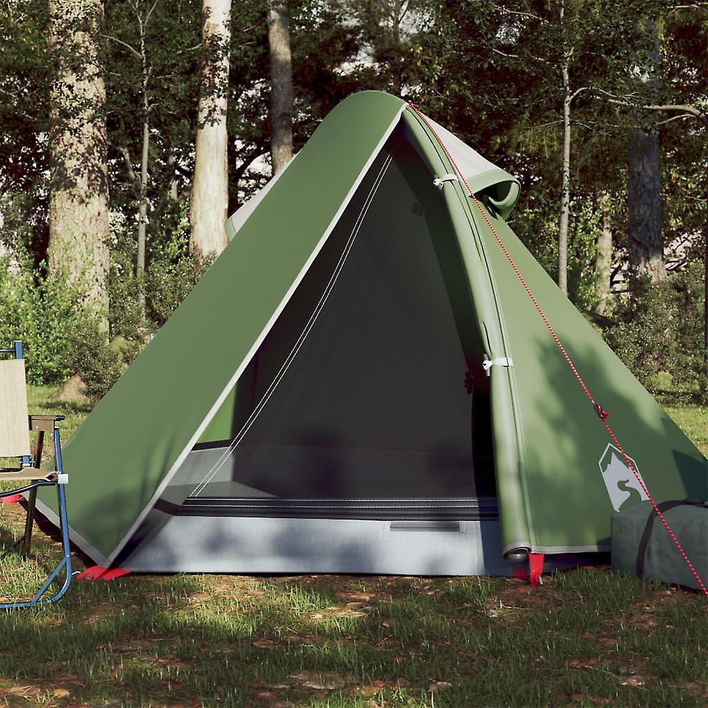 Dome Camping Tent pro 2 osoby Zelená Voděodolný