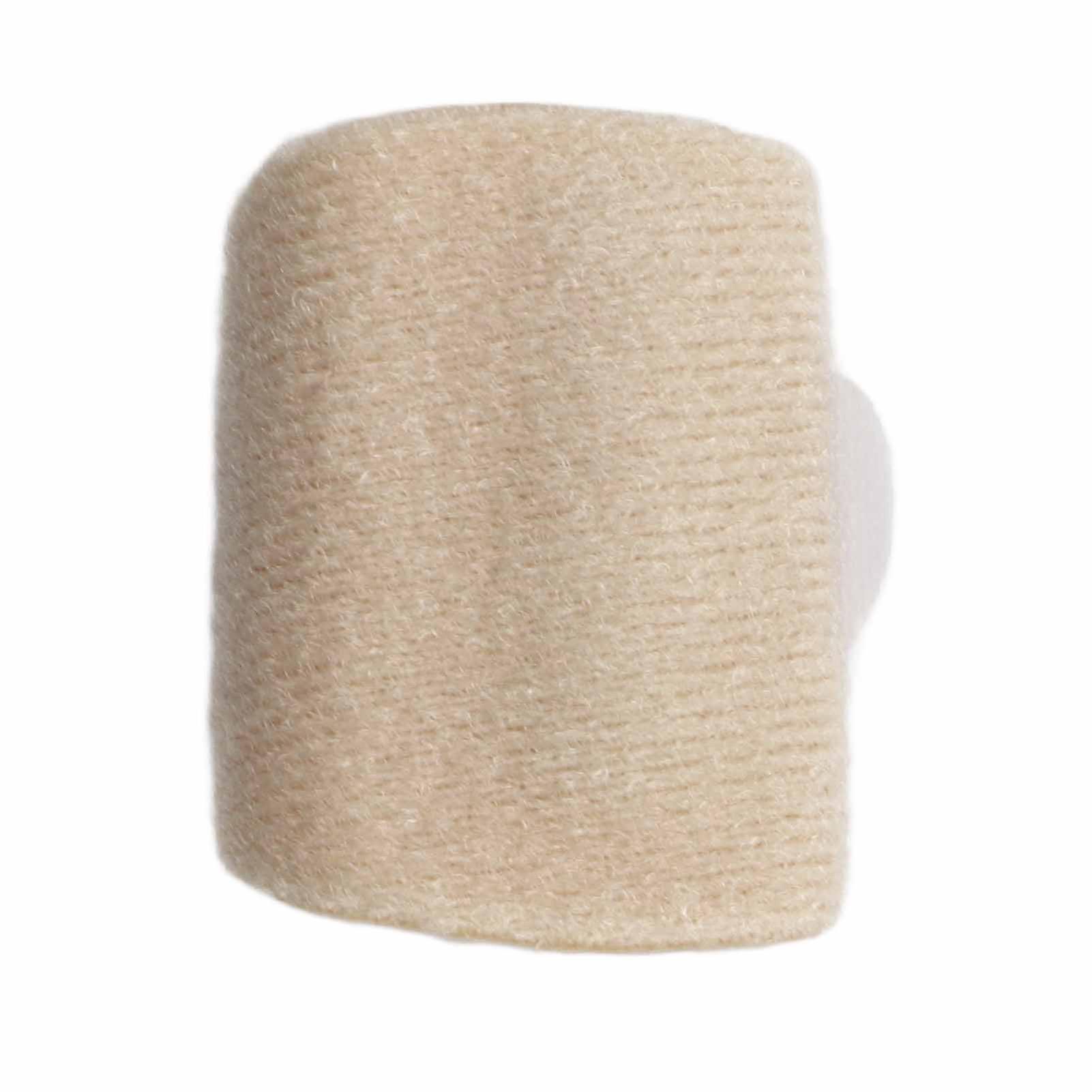 Finger Sleeve Breathable Universal Finger Sleeve Protector with Hook and Loop for Middle Index Ring Pinky Fingers Skin Color 