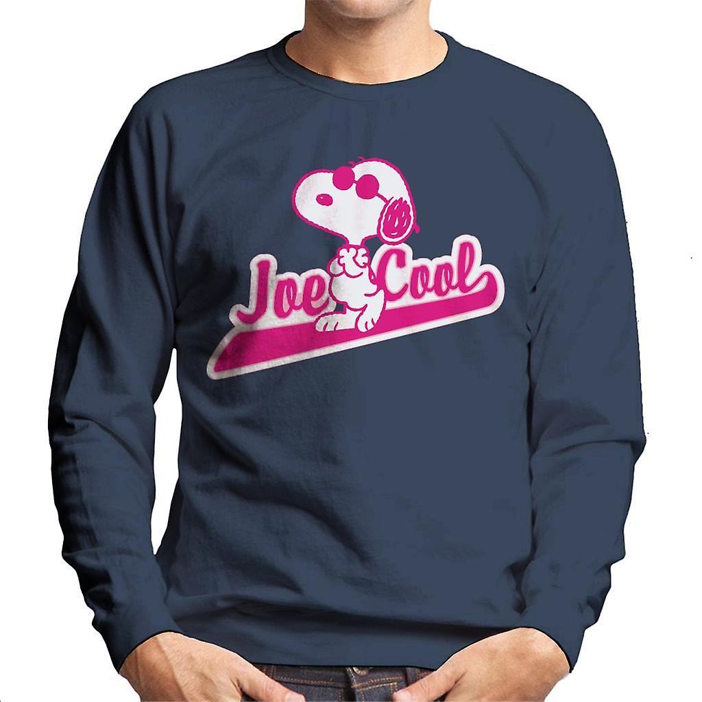 Peanuts Joe Cool Baseball Text Men's Sudadera