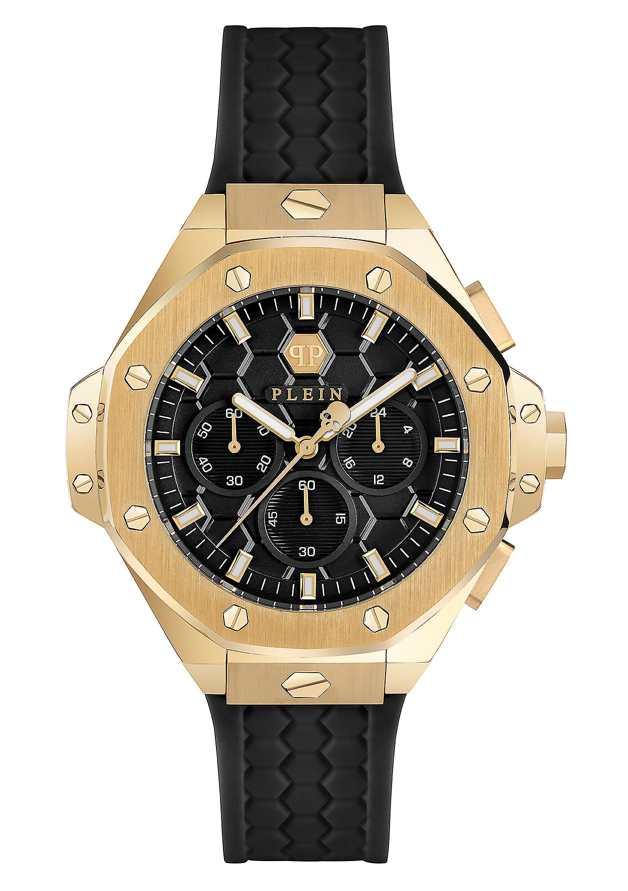 Philipp Plein Unisex Watch Analog Quartz PLEIN CHRONO ROYAL 42 MM PWPSA0124 Silicone