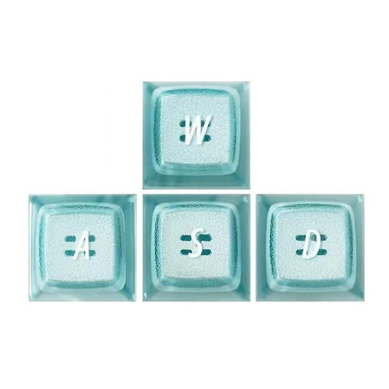 DIY ABS Keycaps 4Pcs WASD EMA Profile Key Cover for Mechanical Keyboards