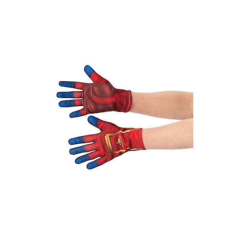 Captain Marvel Childs Costume Accessory Gloves Red Blue 200295ns