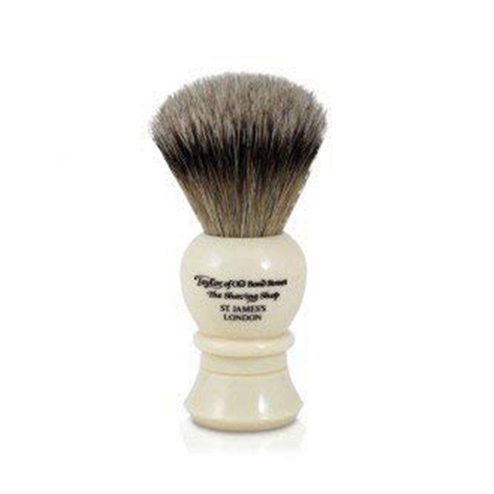 Taylor of Old Bond Street Traditional Super Badger Hair Fibre Travel Brush 19mm