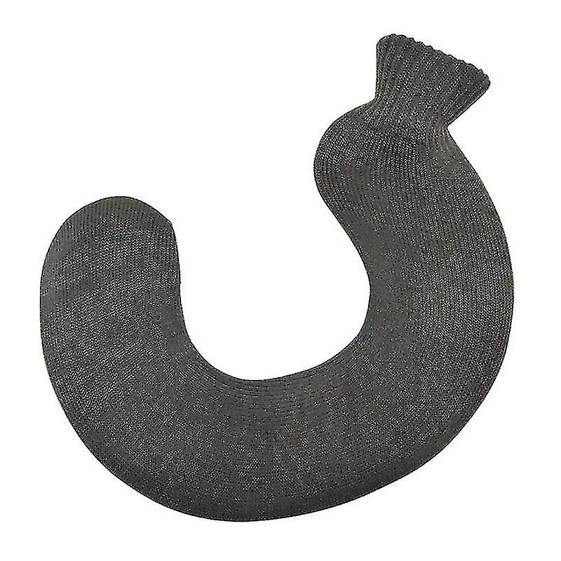 1000ml A forma di U Rimovibile In gomma lavorata a maglia Medical Neck Warmer Hot Water Bottle Bottle Neck Protection Muscle Spasm Heater Hot Water Bag