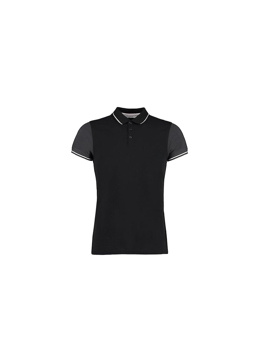 Men's Kustom Kit Contrast Tipped Polo KK415