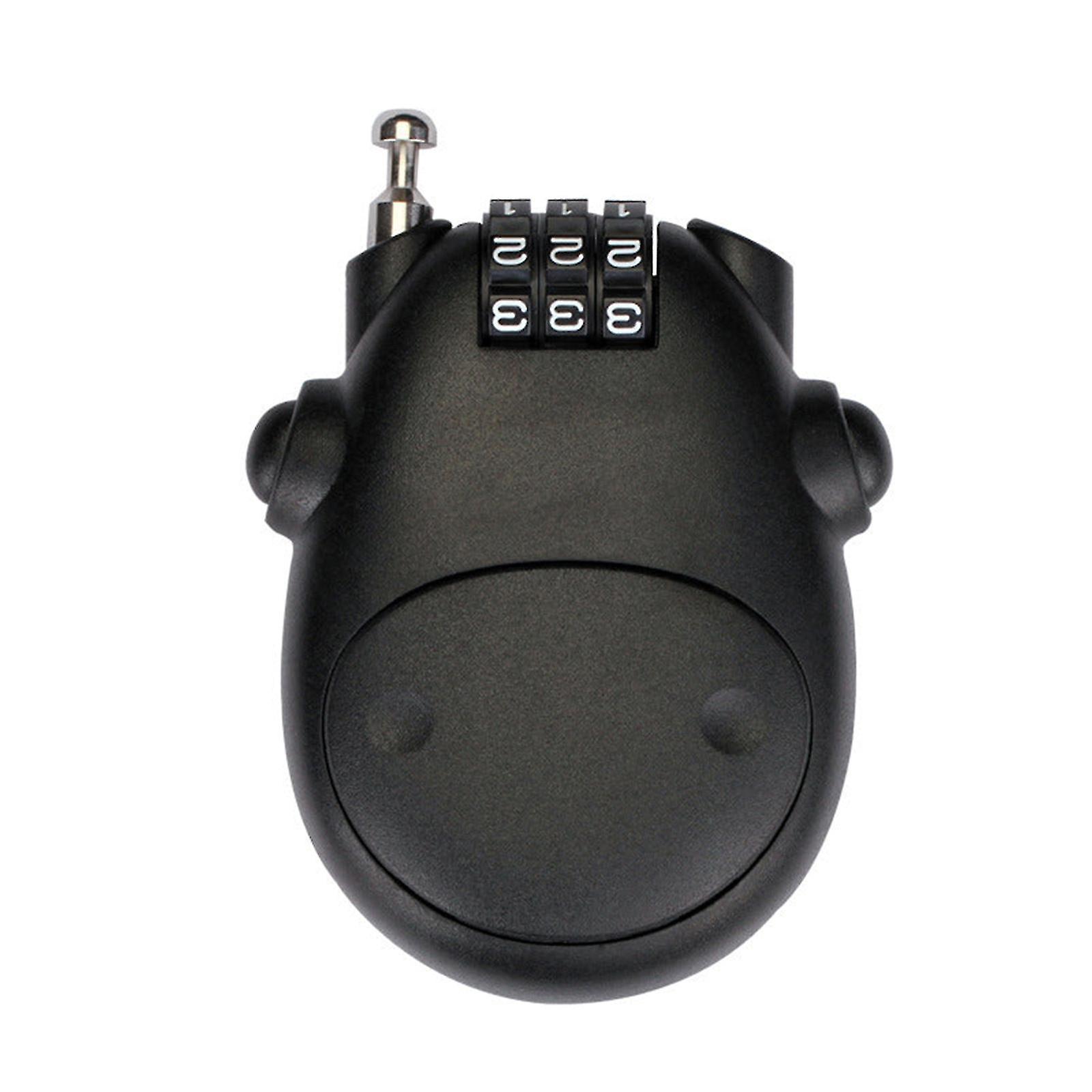 Lovely Cow Shape 3 Digit Code Lock, Design Stroller Lock Combination Lock for Locking Pram Baggage Helmet Backpack Cabinet New