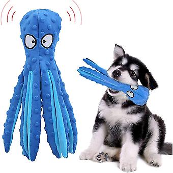 Dog Toys, Durable Non-Filler Interactive Chewing Octopus Plush Toy Suitable for Small and Medium-Siz