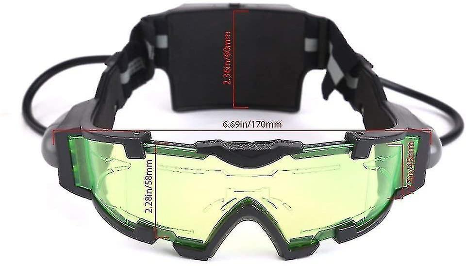 High Quality Night Vision Goggles With Flip-out Led Light