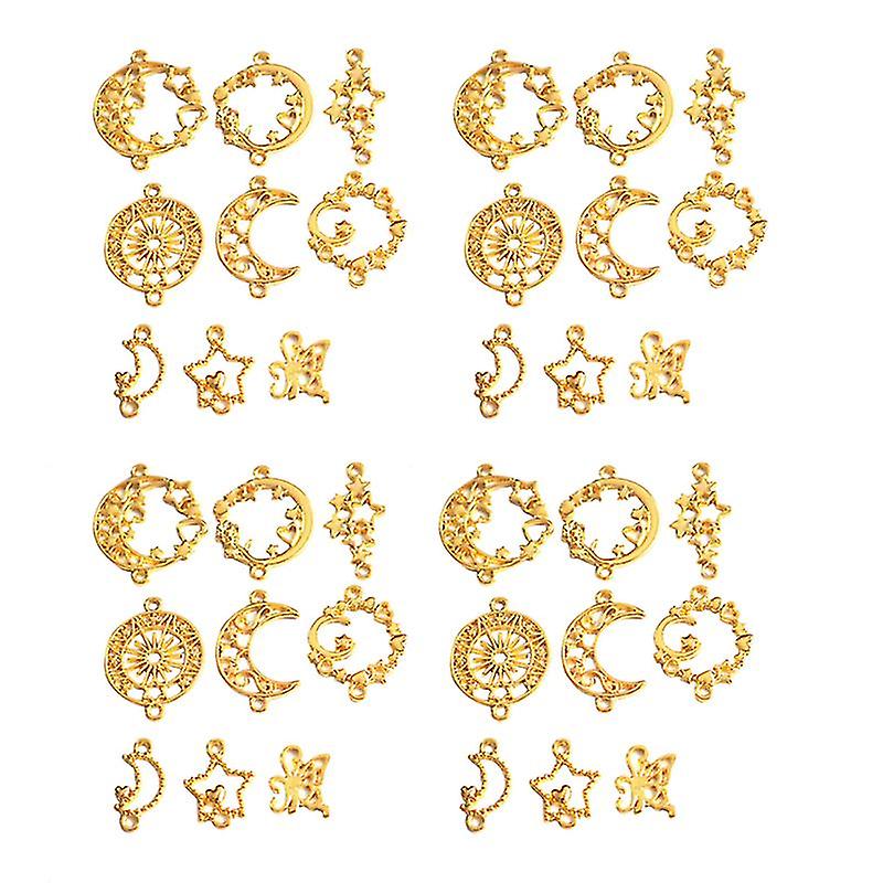 45pcs Epoxy Pendant Frame