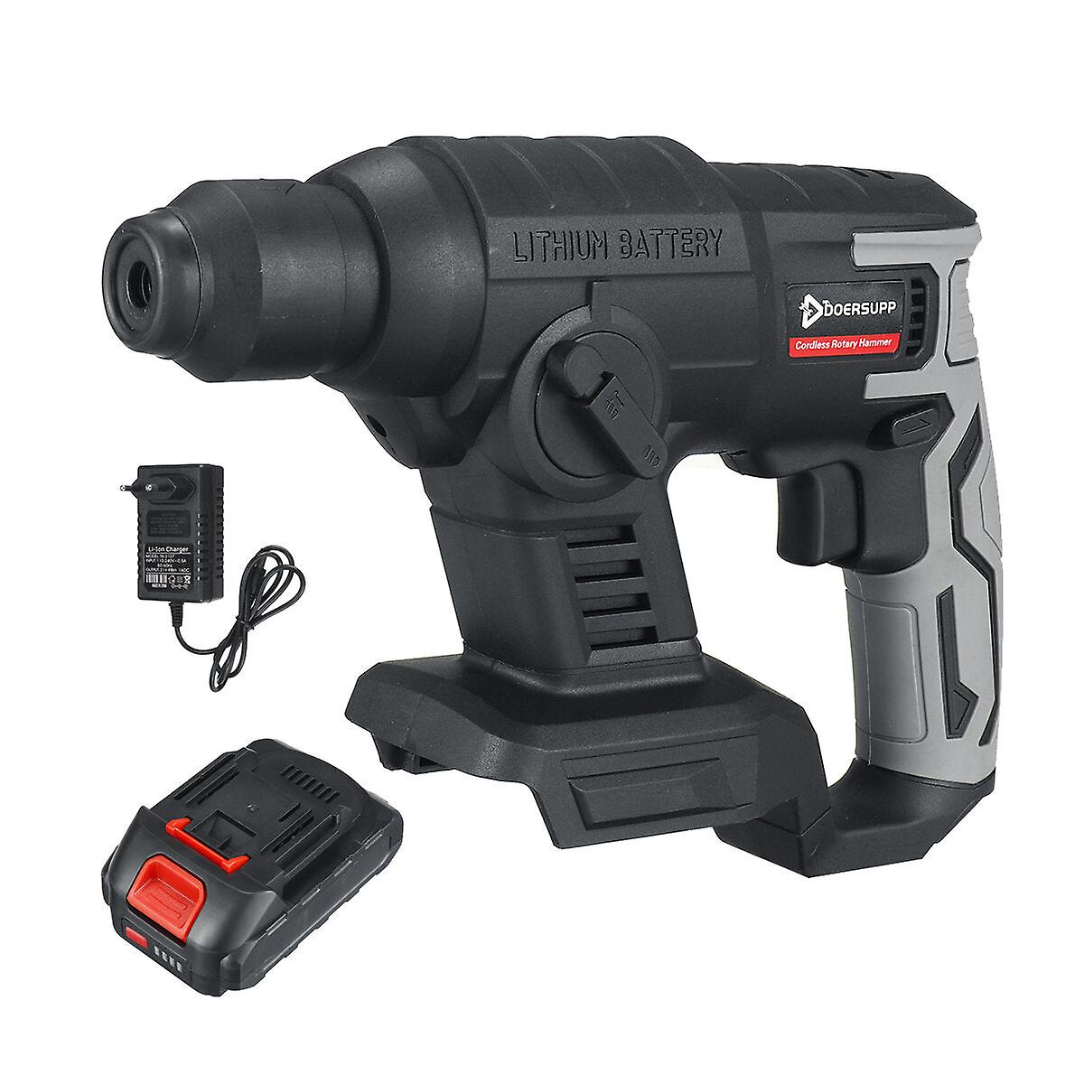 Cordless Rotary Hammer Rechargeable Electric Hammer Impact Drill Power Tool For Makita