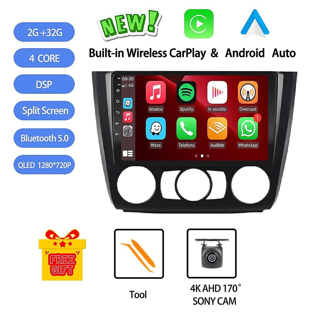 Android 13 For Bmw 1 Series E88 E82 E81 E87 2004-2011 Car Radio Stereo Multimedia Video Player Gps Carplay Head Unit Wifi Bt Dsp