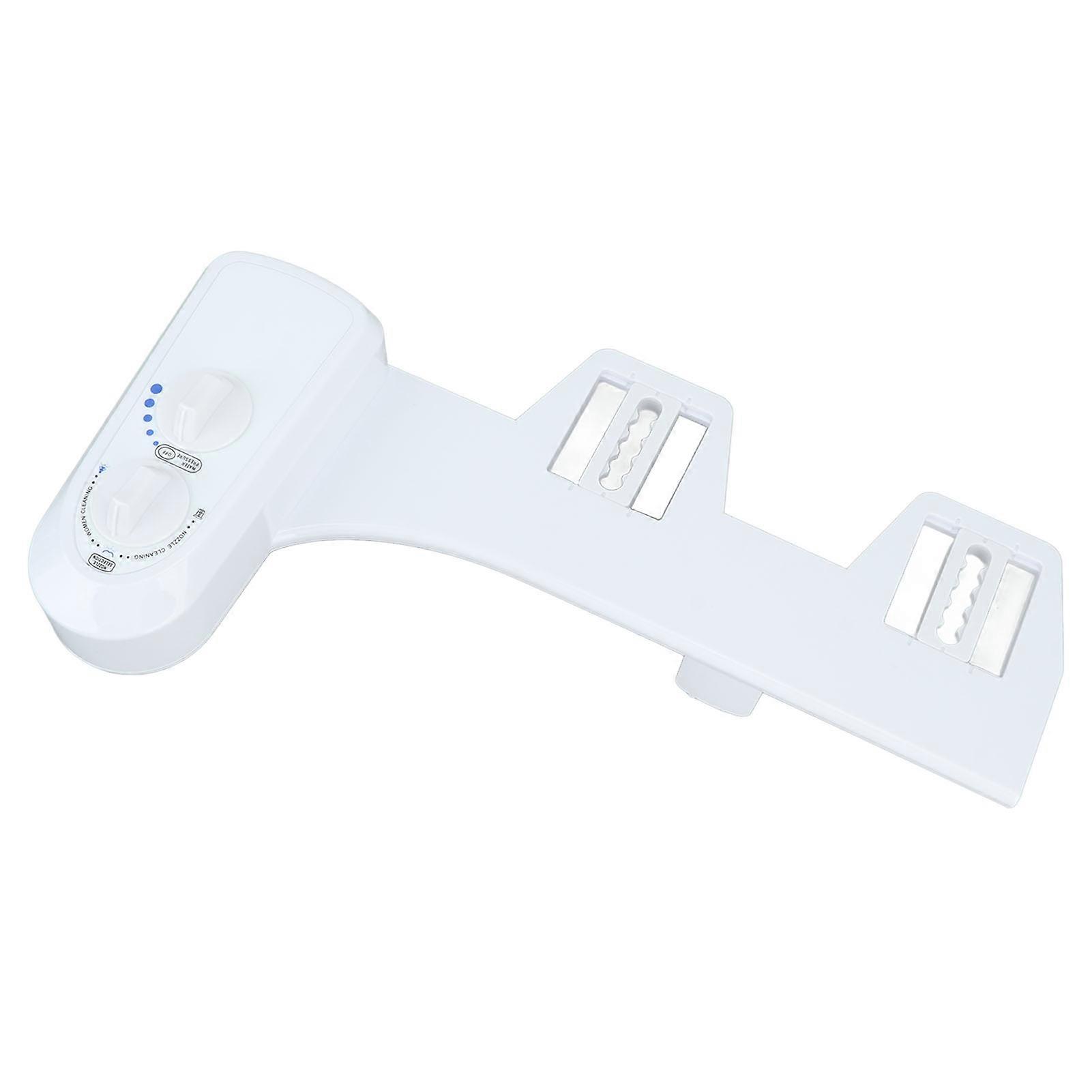 Self-Cleaning Dual Nozzle Bidet Attachment Adjustable Water Pressure