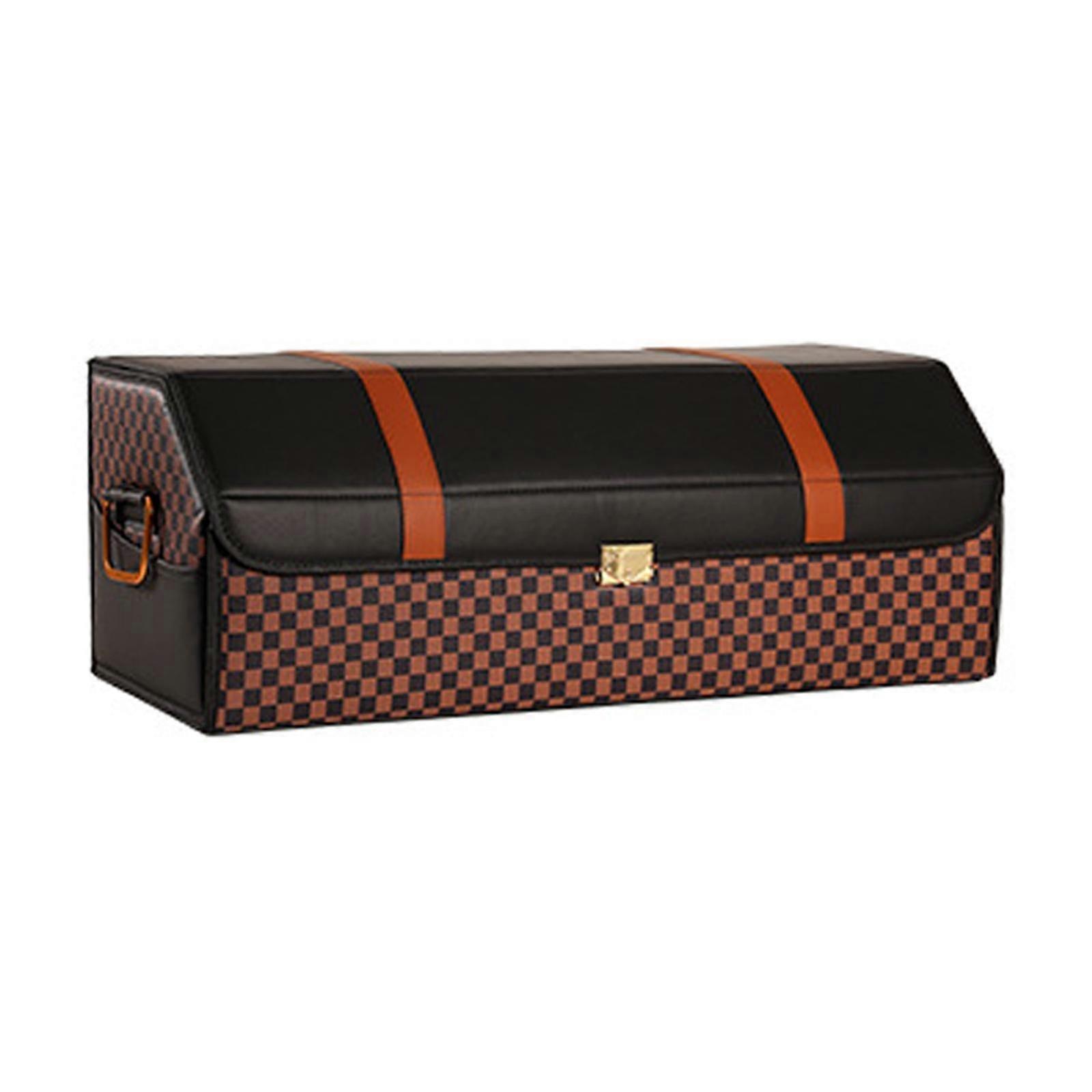 Car Rear Trunk Box Portable Large Capacity Multi Compartment Multifunctional