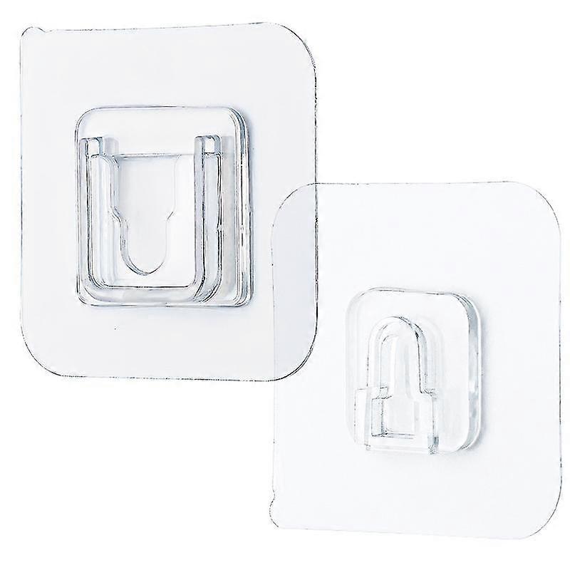 Double Sided Self Adhesive Wall Hooks, Heavy Duty Seamless Adhesive Hook, Double Sided Adhesive Hook