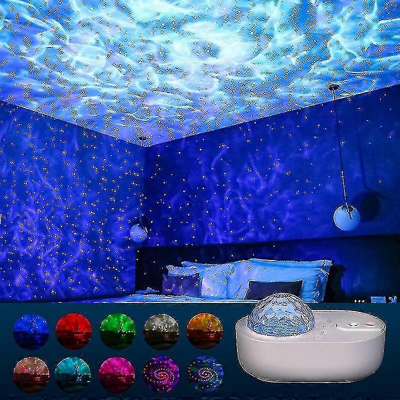 Star Projector, Galaxy Night Light Projector With Remote Control, Bluetooth Music Speaker For Bedroom/party/home Decor, Timing Sky Starry Projector Fo