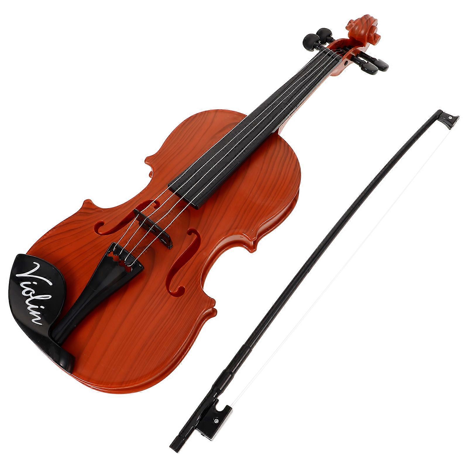 1 Set String Instrument Model Simulated Violin Plaything Realistic Musical Instrument