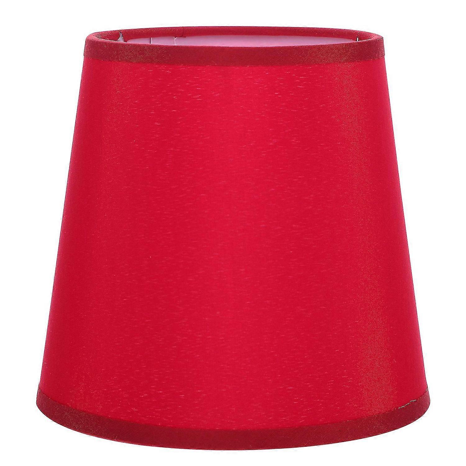 Red Lamp Shade Transparent Lamp Shades Bulb Shade Cover Fabric Lampshade Table Light Small Lamp Shad