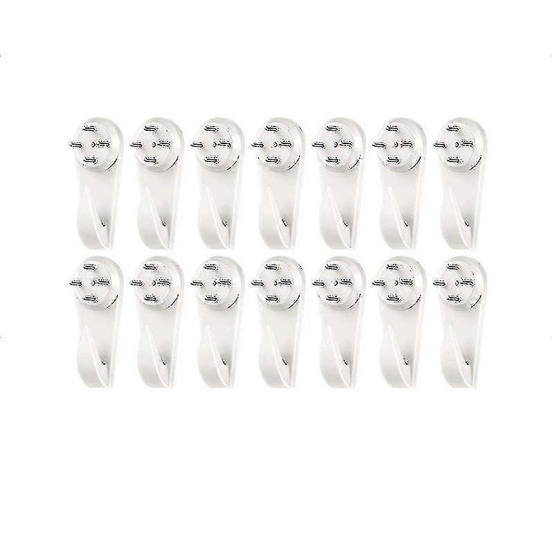10pcs Concrete Wall Hangers Plastic No Trace Hanger Traceless Hardwall Hangers Non-mark Hooks
