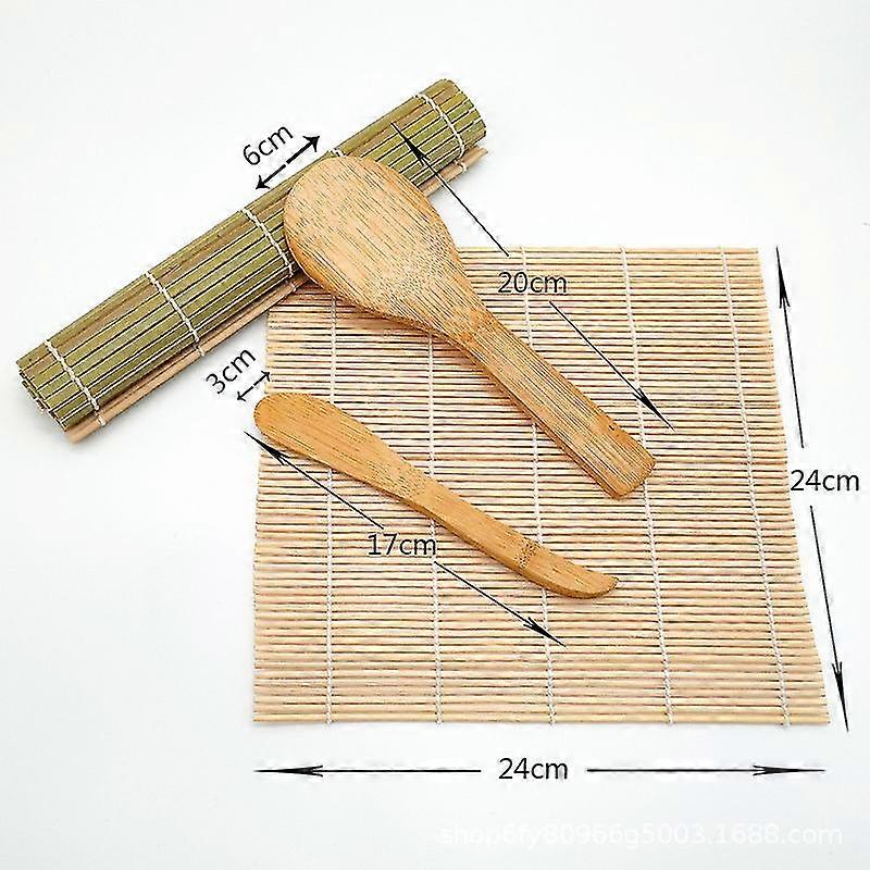 Bambu Sushi Roll Mat Set För Diy Sushi
