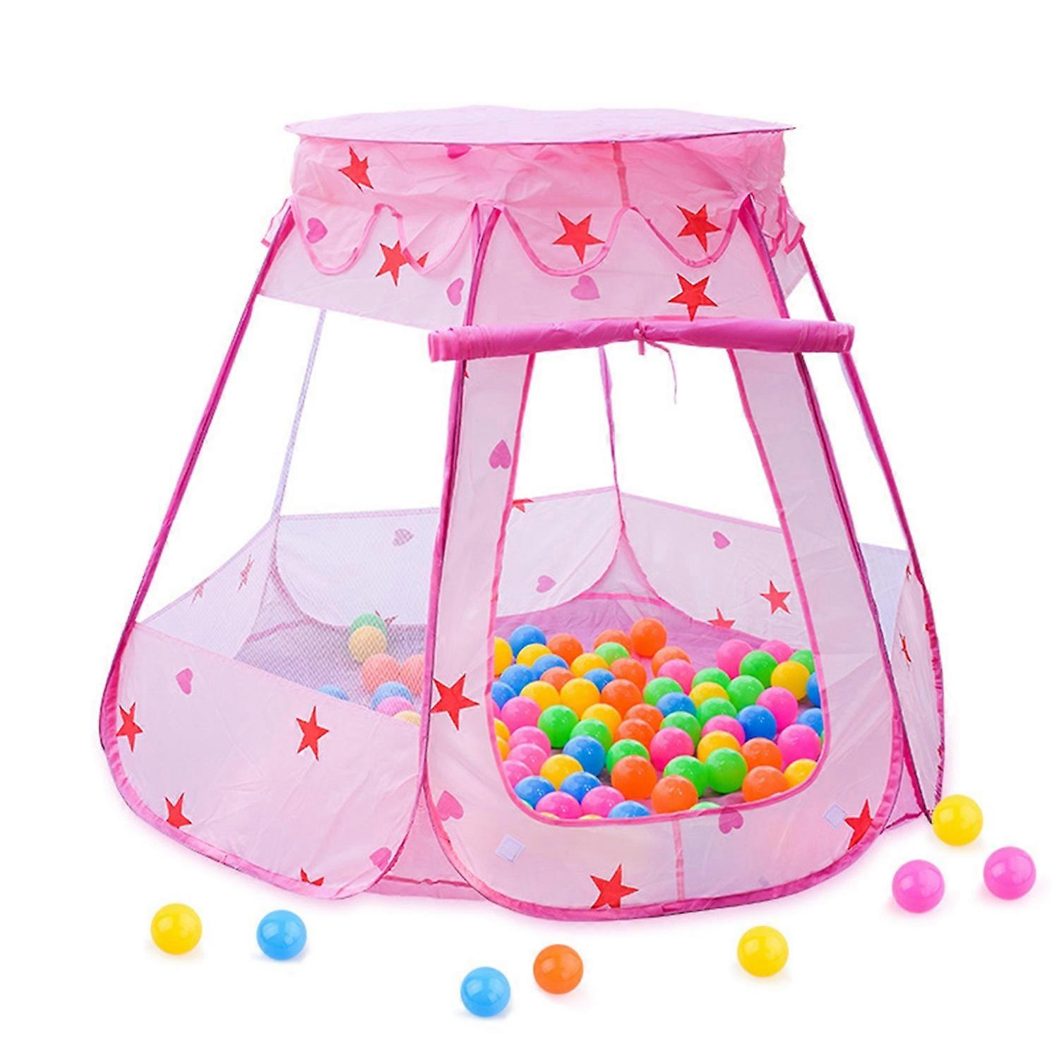 Ball Pool Multifunctional Foldable Big Space Star Print Large Size Baby Toy Polyester Cloth Children
