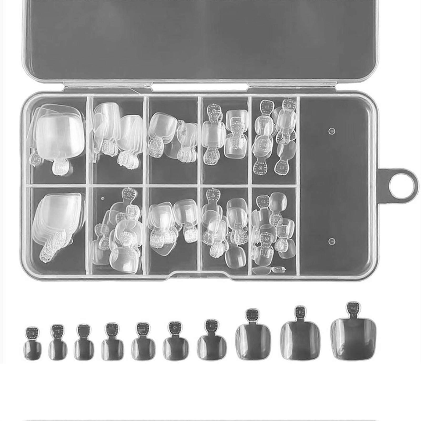 Non-marking False Nail Tips Removable Waterproof False Nails DIY Manicure Accessories