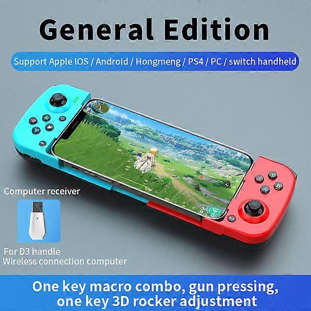 D3 Wireless Game Controller Bluetooth 5.0 Android Phone IOS Direct MFI Mobile Game Controller Stretch Game Controller