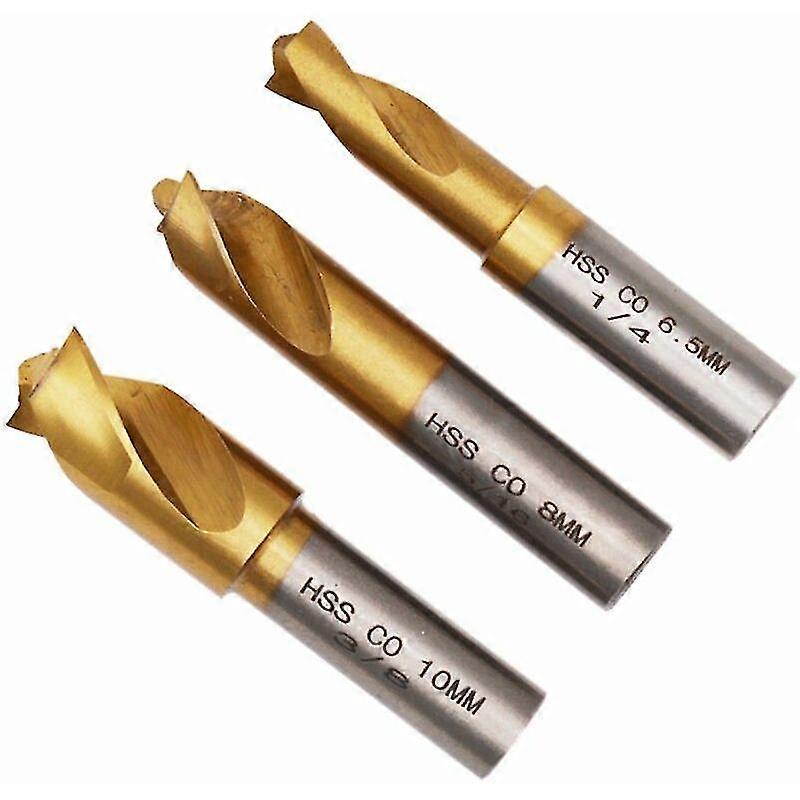 Cobalt Titanium Steel Cutting Spot Welding Drill Bit Tool Set