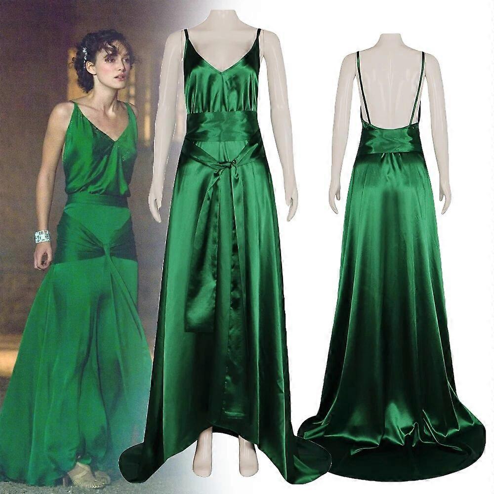 Movie Atonement Cecilia Tallis Cosplay Costume Green Dress Women Backless  Evening Uniform Halloween Carnival Clothes Outfits | Fruugo NO