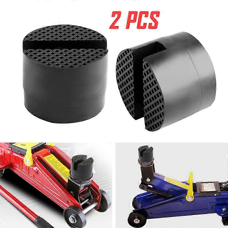 Car Rubber Jack Pad Frame Protector Adapter Jacking Disk Pad Tool Floor Slotted For Pinch Weld Side Lifting Disk Car Accessories