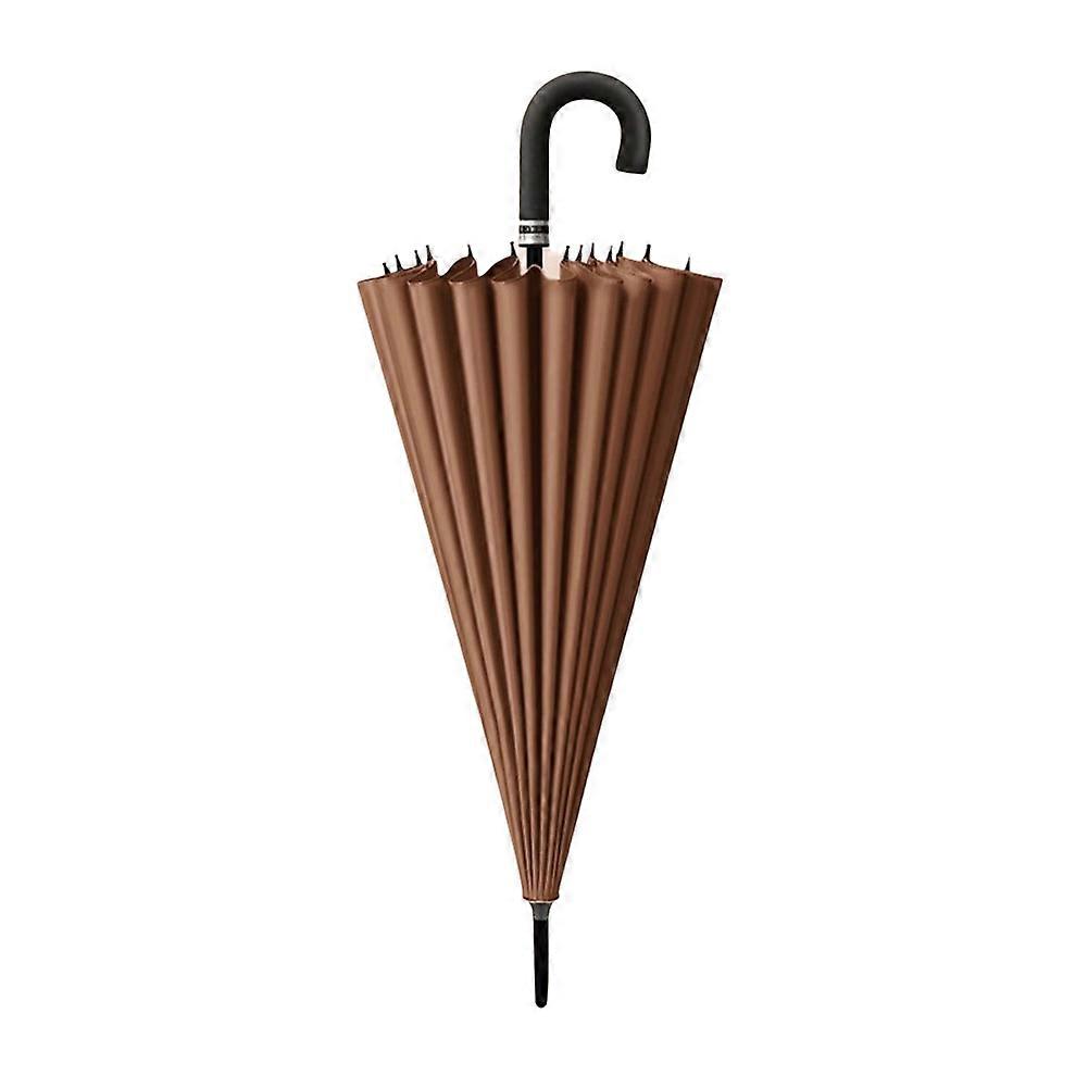 24 Bone Long Handle Umbrellas Reinforcement Windproof Parasols All-weather Umbrellas for Rainy Day