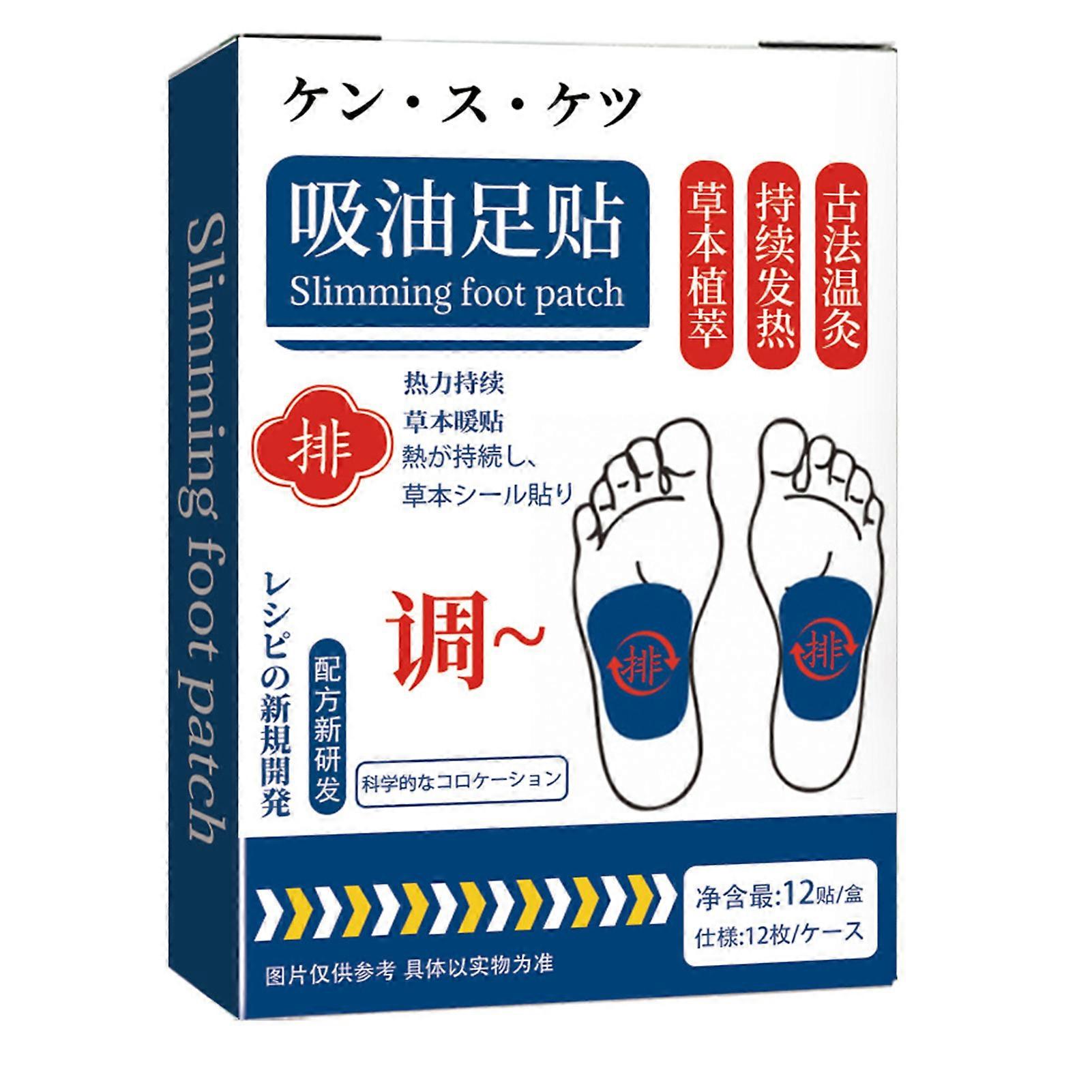 12 Pcs Cold Dispelling Foot Patch Swelling Reduce Body Relex Sticker for Foot's Caring