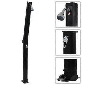 Faltbare Solardusche schwarz 214 cm 23 l