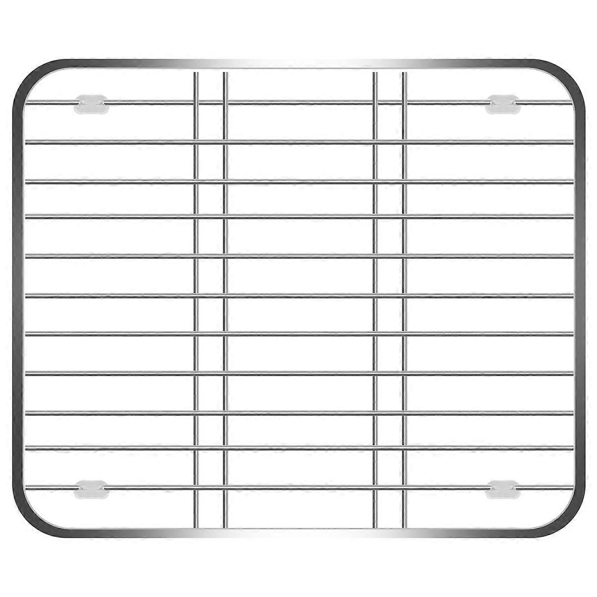 Stainless Steel Sink Drainer Rack Multifunctional Kitchen Fruit Vegetable Dish Drying Rack Kitchen Sink Protector Grid