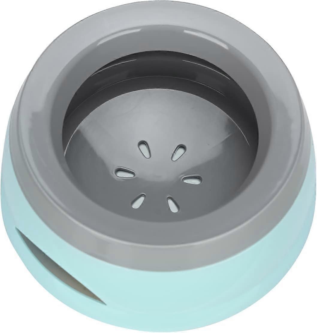 Floating Pet Bowl, Anti-Overflow, Choke-Proof, Spill-Proof, Spill-Proof, Dog, Cat, Puppy (Blue),2024 Ping