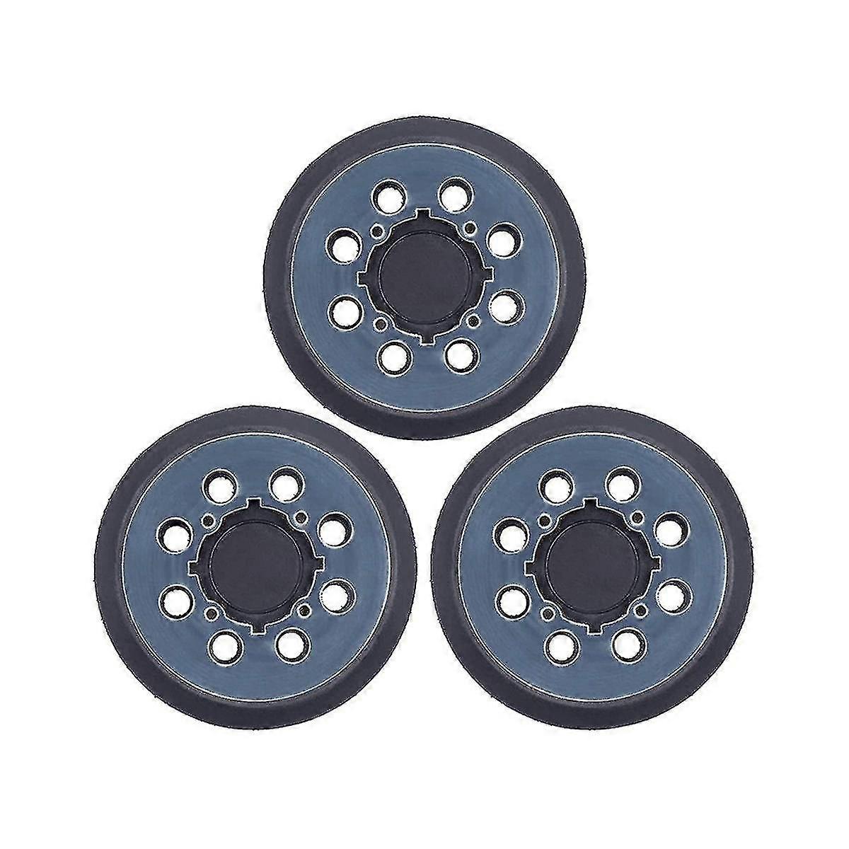 3pcs Backing Pad 5 Inch Sanding Pad 8-hole Hook And Loop Sander Pad Part For Dwe6423 N329079 Working