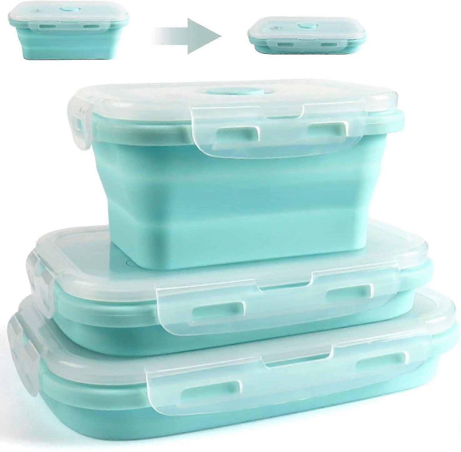 Silicone Foldable Food Storage Containers