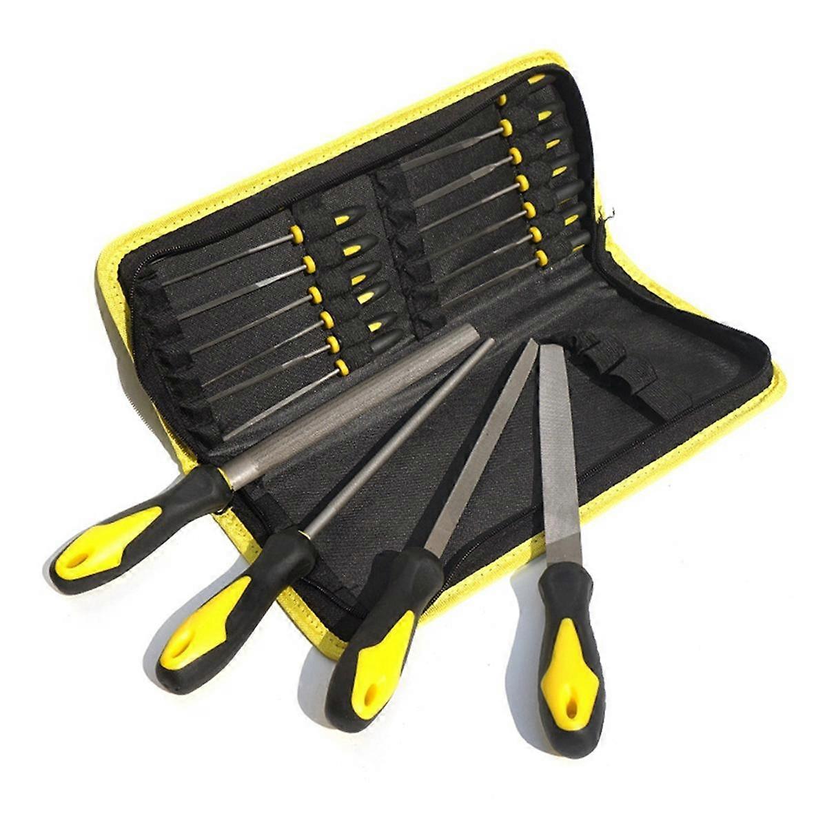 18 Pieces of Diamond File Grinding Small File Flat Rubbing Tool Hard Ultrafine Alloy Metal Cutter S