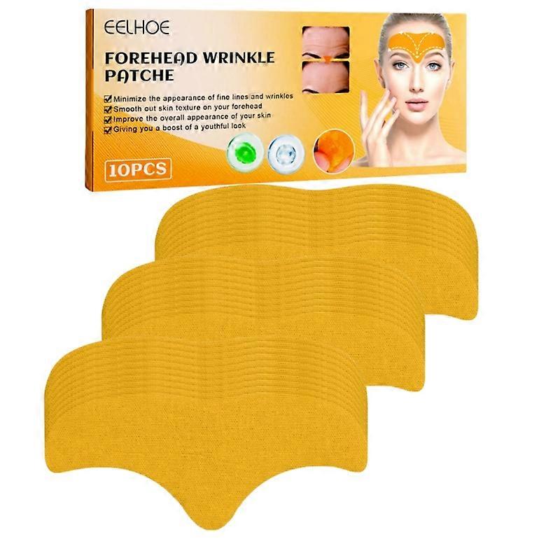 1/2/3X 10pcs αντιρυτιδικό έμπλαστρο μετώπων εργαλείων φροντίδας δερμάτων γραμμών γραμμών συνοφρύωσης